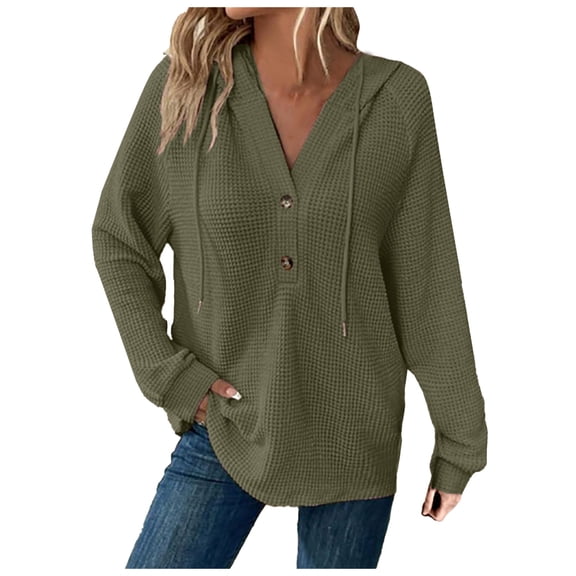 EDFBUYKRS Female Long Sleeve Sweatshirt Women's and Women's Plus Buttercore Zip up Hoodie Size M