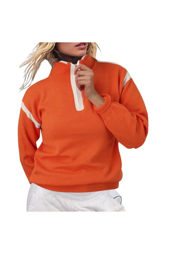 Female Long Sleeve Sweatshirt Womens Fashion Hoodies Cow Print Patchwork Half Zip Sweatshirt Fall Winter Casual Long Sleeve Pullover Jacket Top Size M