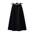 thumbnail image 1 of EDFBUYKRS Female Skirts Fall Maxi Skirts for Women 2026 Warm Blend A Line Skirt for Mid Length High Waist Flared Casual Winter Fall Fashion Versatile Comfortable Outfit, 1 of 5