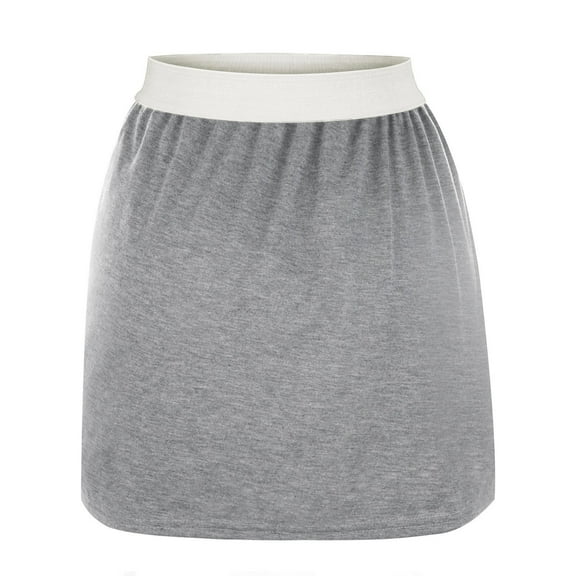 EDFBUYKRS Female Skirts Fall Skirts for Women 2026 Knee Length Women All- Wear Two Sweaters with A Bottomed Skirt Half Skirt