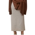 thumbnail image 1 of EDFBUYKRS Female Skirts Fall Skirts for Women 2026 Knee Length Women's Winter Wool Skirt Mid Length Woolen Skirt Thick Skirt, 1 of 4
