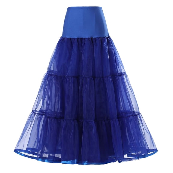 EDFBUYKRS Female Skirts Short Skirts for Women Black Boneless A Hem Wedding Dress Long Petticoat Tutu Skirt