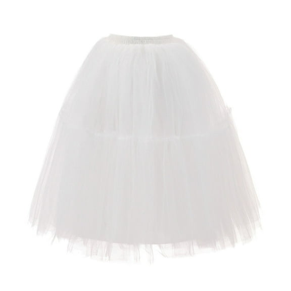 EDFBUYKRS Female Skirts Skirt for Women with Pockets and Shorts Women Tutu Skirt Knee Skirt Petticoat Skirts Rockabilly Tutu Skirt