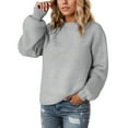 thumbnail image 1 of EDFBUYKRS Female Sweaters Button-Front Grandpa Cardigan, Women's Fall Sweater S, 1 of 5