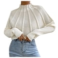 thumbnail image 1 of EDFBUYKRS Female Sweaters Casual Cardigan Sweater for Women Fall 2026 Long Sleeve Open Front Knit Sweaters Checkered Outwear Coat Fall Sweater M, 1 of 4