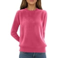 thumbnail image 1 of EDFBUYKRS Female Sweaters Flag Graphic Sweaters for Women Casual 4Th of July Crew Neck Sweater Long Sleeve Lightweight Knit Pullover Sweater Fall Sweater Xl, 1 of 4