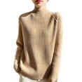 thumbnail image 1 of EDFBUYKRS Female Sweaters Plus Size Sweaters for Women Color Block Striped Pullover Long Sleeve Crew Neck Warm Cozy Tops Fall Sweater M, 1 of 3