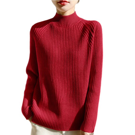 EDFBUYKRS Female Sweaters Plus Size Sweaters for Women Color Block Striped Pullover Long Sleeve Crew Neck Warm Cozy Tops Fall Sweater Xl