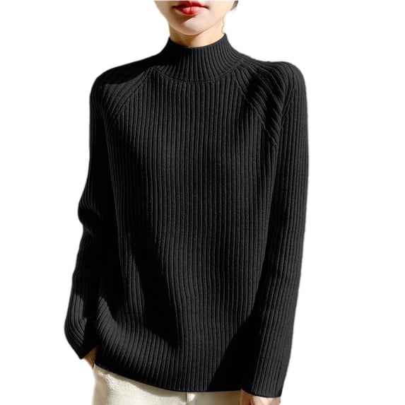 EDFBUYKRS Female Sweaters Plus Size Sweaters for Women Color Block Striped Pullover Long Sleeve Crew Neck Warm Cozy Tops Fall Sweater Xxl
