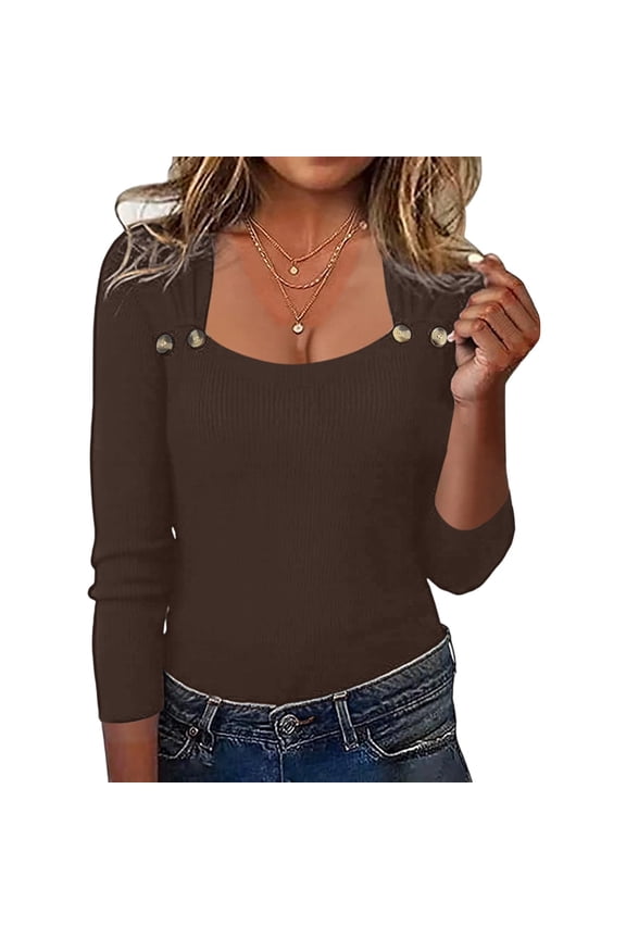 Female Sweaters Sweater Winter Tops for Woman Black Crew Neck Knit Solid Short Sleeve Pullover Tops for Junior Fall Sweater M