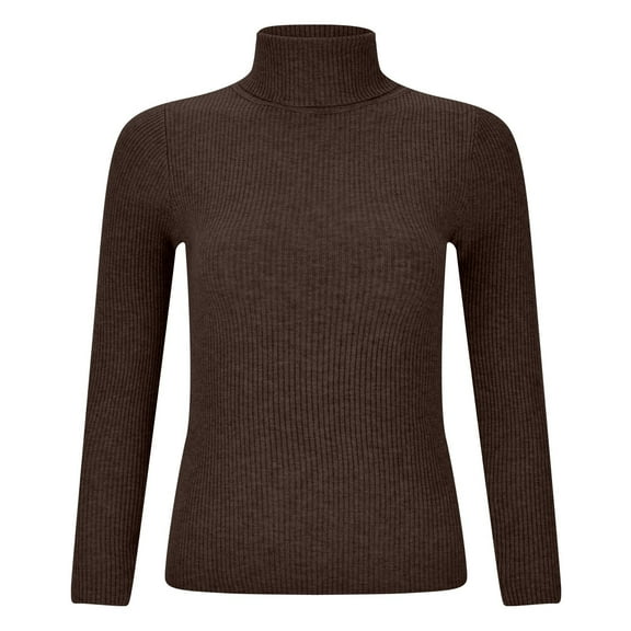 EDFBUYKRS Female Sweaters Women’S Boat Neck Knit Sweater, Long Sleeve off Shoulder Ribbed Slim Fit Pullover Tops Cute Fall Outfits 2026 Fall Sweater One Size