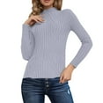 thumbnail image 1 of EDFBUYKRS Female Sweaters Women’S and Women's Plus Cozy Yarn Crewneck Cardigan Sweater with Long Sleeves, Midweight Fall Sweater L, 1 of 8