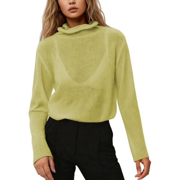EDFBUYKRS Female Sweaters Women Soft Knit Poncho Sweater Pullover Cardigan Lightweight Wrap Topper for All Season Fall Sweater M