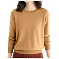 thumbnail image 1 of EDFBUYKRS Female Sweaters Women's Fisherman Turtleneck Sweater Fall Sweater Xxl, 1 of 8