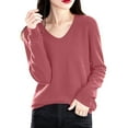 thumbnail image 1 of EDFBUYKRS Female Sweaters Women's Roll Neck Sweater with Long Sleeves, Midweight Fall Sweater Xl, 1 of 4