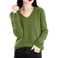 thumbnail image 1 of EDFBUYKRS Female Sweaters Women's Roll Neck Sweater with Long Sleeves, Midweight Fall Sweater Xl, 1 of 4