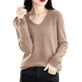 thumbnail image 1 of EDFBUYKRS Female Sweaters Women's Roll Neck Sweater with Long Sleeves, Midweight Fall Sweater Xxl, 1 of 4