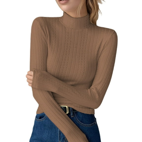 EDFBUYKRS Female Sweaters Womens off Shoulder Sweater Pullover Sweater for Women Knit , Blue Fall Sweater Xl