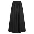 thumbnail image 1 of EDFBUYKRS Female Women Pants Casual Cargo Pants Women Jeans Women's Summer Loose Large Elastic Waist Wide Leg Pants Large Swing Beach Casual Pants Xl, 1 of 4
