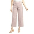 thumbnail image 1 of EDFBUYKRS Female Women Pants Casual Linen Pants Women Short Petite Women Stretch Twill Cropped Wide Leg Pant Women’S High Waist Casual Wide Leg Pants Xxl, 1 of 3