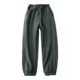 thumbnail image 1 of EDFBUYKRS Female Women Pants Casual Linen Pants Women Tall 34 Inseam Women's Lined Jogging Bottoms Sporty Joggers Drawstring Trousers with Pockets Warm Winter Sweatpants Xl, 1 of 8