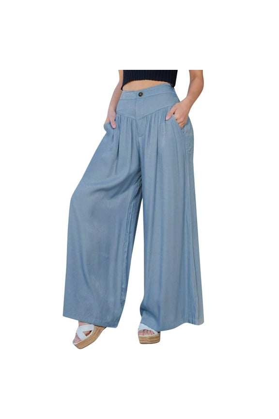 Female Women Pants Casual Pants for Women Short Autumn and Winter Women's Wide Legged High Waisted Jeans Casual Pants M