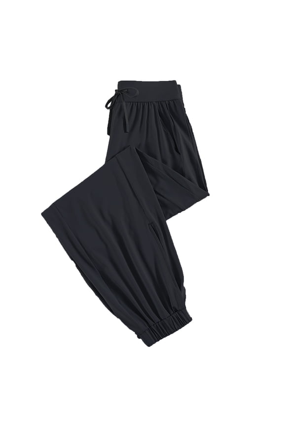 Female Women Pants Casual Sweatpants Women Plus Size 4X Cool Ice Silk Sweatpants Super Stretch Pants Men's and Women's Casual Jogging Sweatpants L