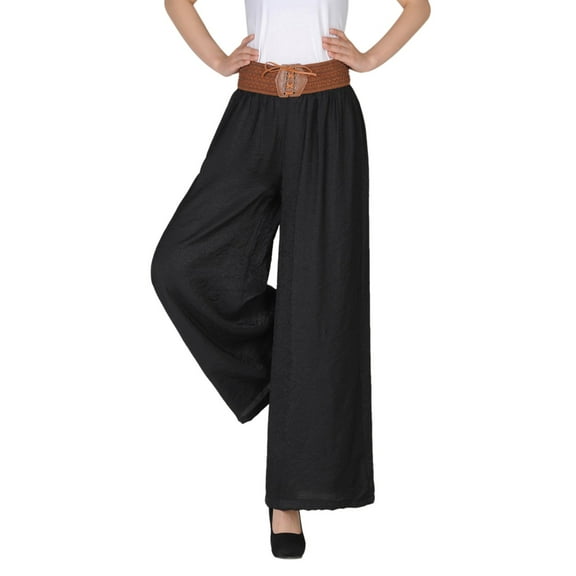 EDFBUYKRS Female Women Pants Casual Sweatpants Women Tall 32 Inseam Comfortable and Stylish Women's Wide Leg Pants One Size