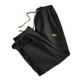 thumbnail image 1 of EDFBUYKRS Female Women Pants Casual Wide Leg Sweatpants Women Tall 34 Inseam Cool Ice Silk Sweatpants Super Stretch Pants Men's and Women's Casual Jogging Sweatpants M, 1 of 4