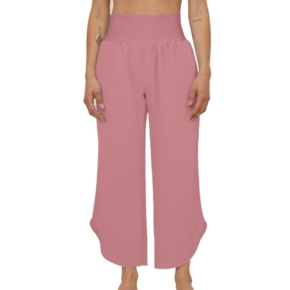EDFBUYKRS Female Women Pants Casual Women Sweatpants Set Petite Women's Casual Pants for Outings Yoga Sports and Dining Loose Fit Cropped Length Mid Rise with Pockets Summer Wear Easy To Wash Xxl