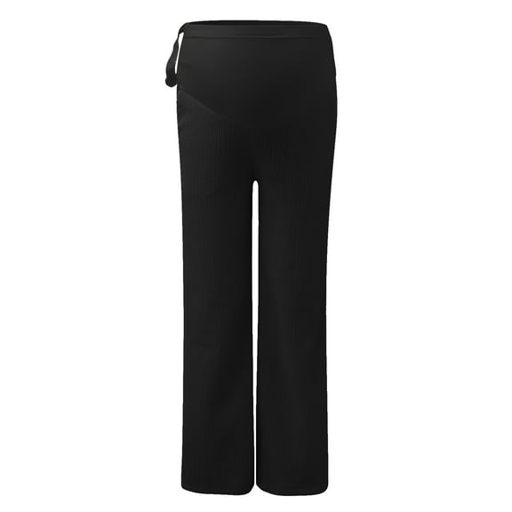 EDFBUYKRS Female Women Pants Casual Women's Pants for Work Tall Women Fashion Loose and Heavy Casual Trousers Corduroy Maternity Wide Leg Trousers M