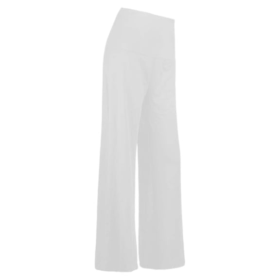 EDFBUYKRS Female Women Pants Casual Womens Linen Pants Petite High Waisted Casual Wide Leg Pants M