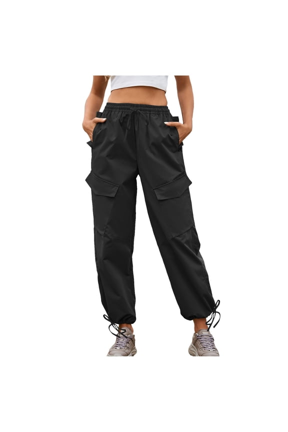 Female Women Pants Casual Womens Sweatpants Joggers Petite N Street Slacks with Loose Straps and Loose Drawstrings M