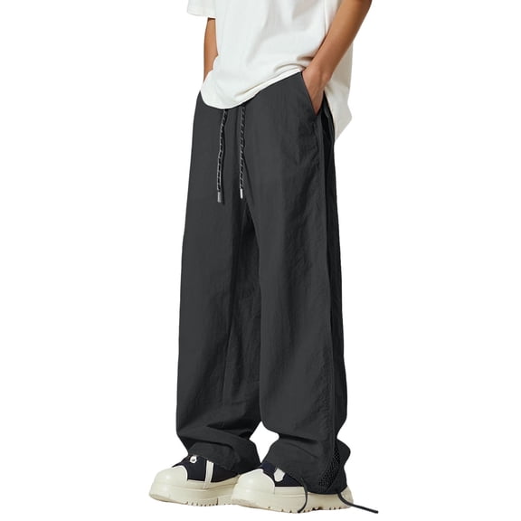 EDFBUYKRS Female Women Pants Casual Womens Tall Pants 34 Inseam Women's Casual Summer Pants with Side Zipper Drawstring Trousers Lightweight Breathable Comfortable for Daily Wear and Sports M