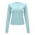thumbnail image 1 of EDFBUYKRS Floral Print Blouses for Women V Neck Long Sleeve Shirts Boho Casual Ladies Tops M, 1 of 7