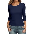 thumbnail image 1 of EDFBUYKRS Long Sleeve Shirts for Women Blouse Casual Puff Sleeve Crewneck Fall Shirt Tunic Tops Xl, 1 of 8