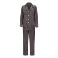 thumbnail image 1 of Matching Family Christmas Pajamas Satin Silk Pajama Set for Family Button Down Pajamas Solid Sleepwear Loungewear Matching Holiday Pajamas, 1 of 5