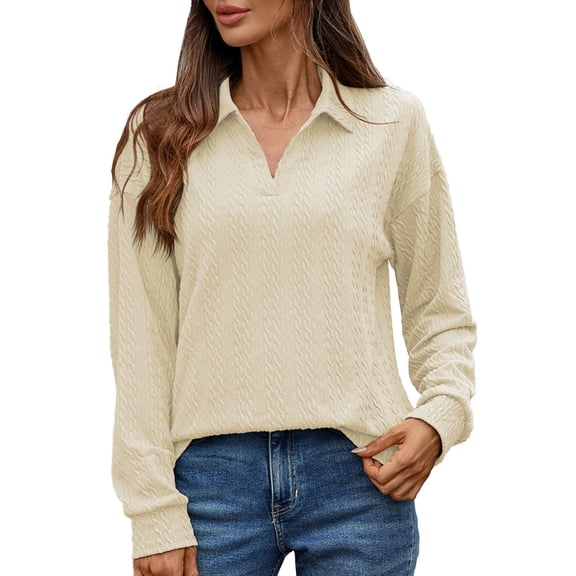 EDFBUYKRS Thermal Shirts for Women Slim Fit Long Sleeve Lined Underwear Tee Shirt Workout Cold Weather Round Neck Baselayer Tops Fall Winter Blouse M