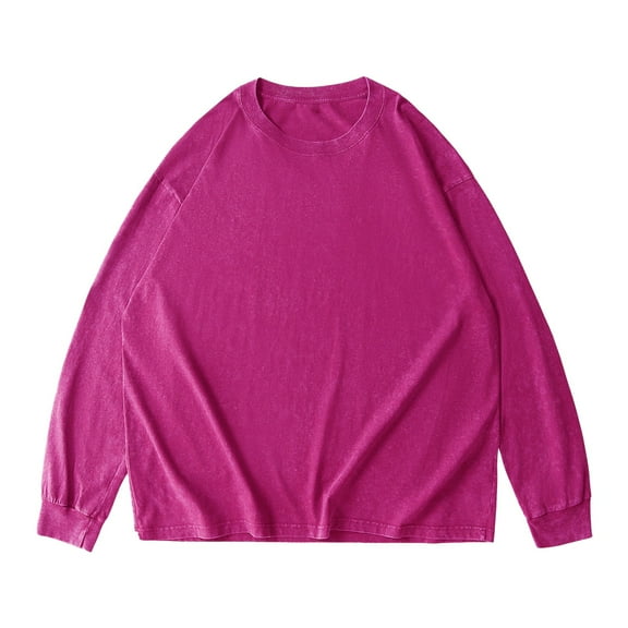 EDFBUYKRS Women Boyfriend Shirts Button Down Long Sleeve Blouse Dressy Casual Loose Linen Tops with Pockets Xxxxl