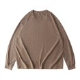 thumbnail image 1 of EDFBUYKRS Women Boyfriend Shirts Button Down Long Sleeve Blouse Dressy Casual Loose Linen Tops with Pockets Xxxxl, 1 of 2