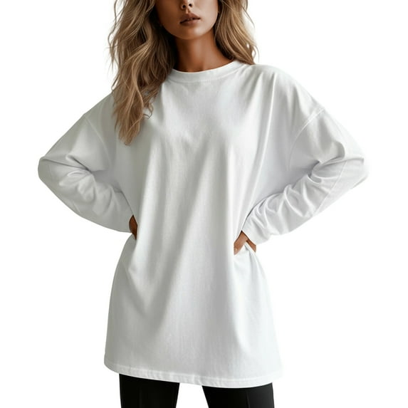 EDFBUYKRS Women’S Lace Rhinestone Top with Long Sleeves, Sizes L