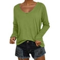 thumbnail image 1 of EDFBUYKRS Womens Blouses and Tops Boho Floral Print Long Sleeve Shirts and Tops Loose Fit S, 1 of 4