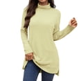 thumbnail image 1 of EDFBUYKRS Womens Button Down Shirts Long Sleeve V Neck Blouse Tops with Pocket M, 1 of 8