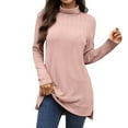 thumbnail image 1 of EDFBUYKRS Womens Button Down Shirts Long Sleeve V Neck Blouse Tops with Pocket M, 1 of 8