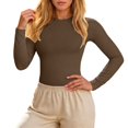 thumbnail image 1 of EDFBUYKRS Womens Fall Tops, Women Fashion Loose Check Print Blouse with Long Sleeves Tops, Xl, 1 of 4
