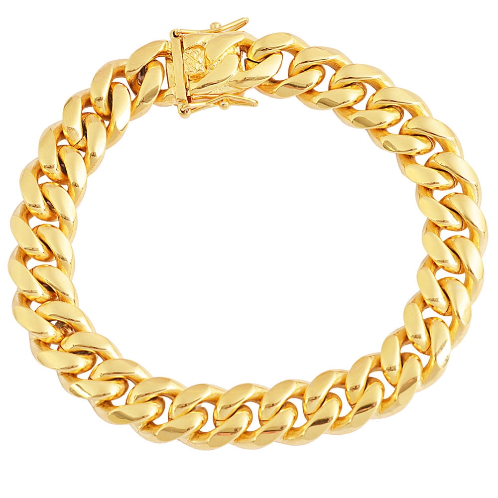 Walmart mens gold bracelets store