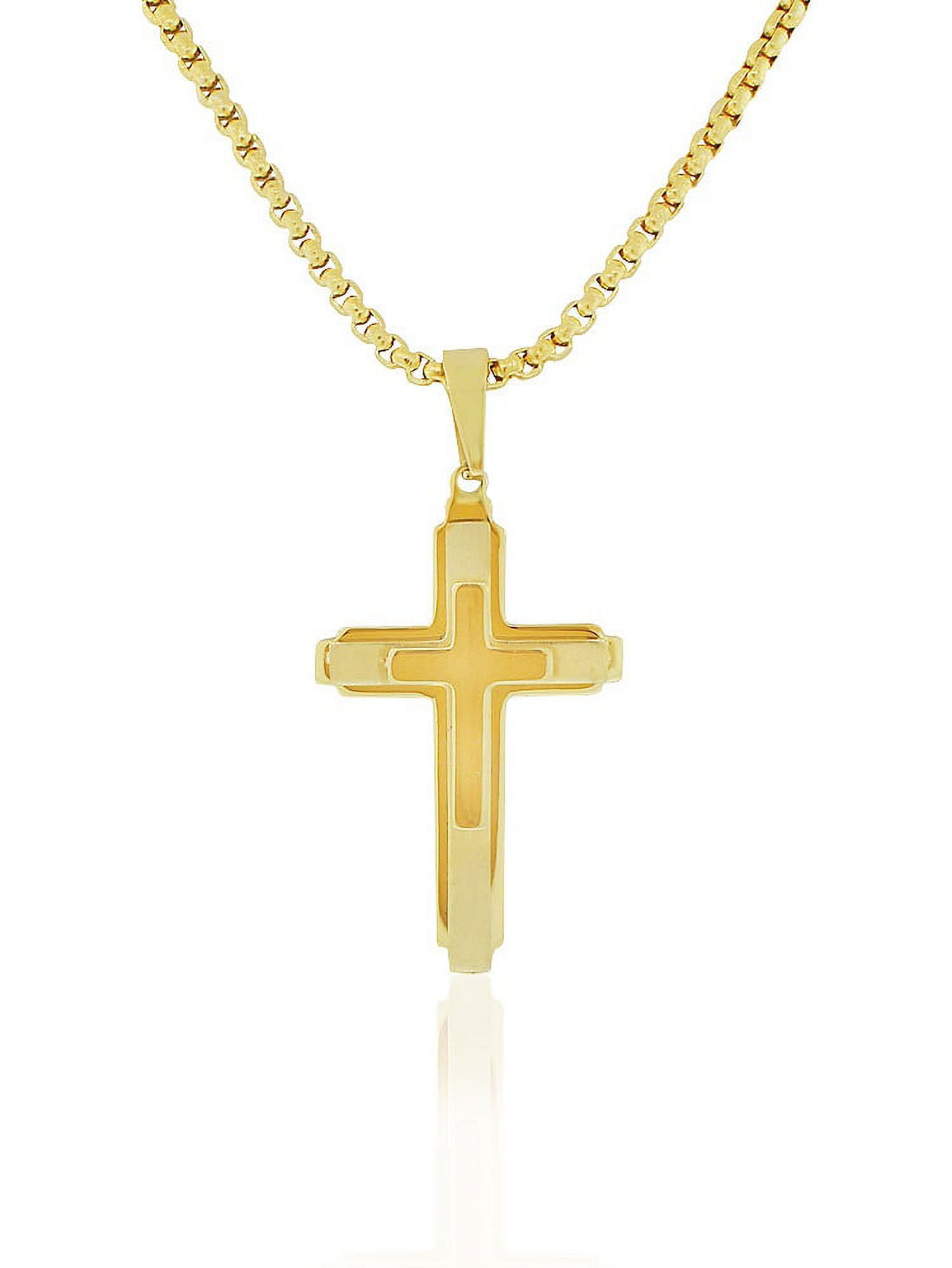 Statement mens 2024 gold necklace
