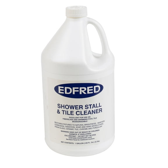EDFRED Shower Stall Indoor Tile Cleaner Jug, 1 gal