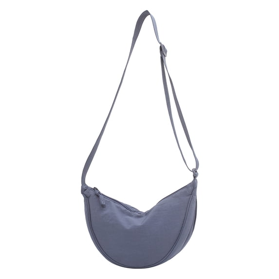 EDFRWWS Simple Crossbody Bags Fashion Women Dumpling Bags Portable for Work (Lake Blue)