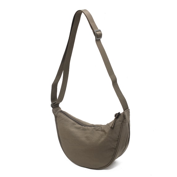 EDFRWWS Simple Crossbody Bags Fashion Women Dumpling Bags Portable for Work(olive Green)